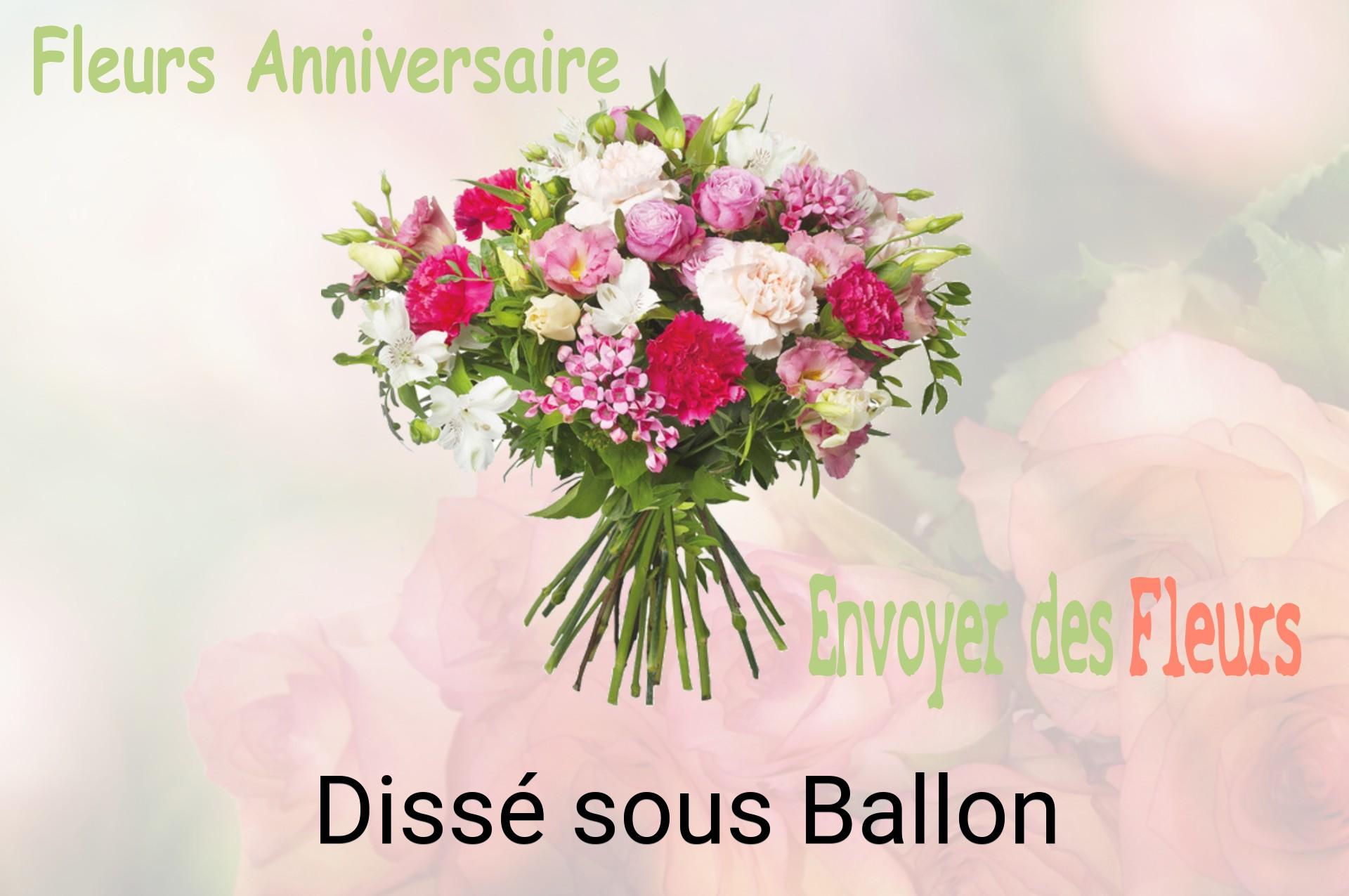 Bouquet de fleurs d’anniversaire livré à Dissé-sous-Ballon