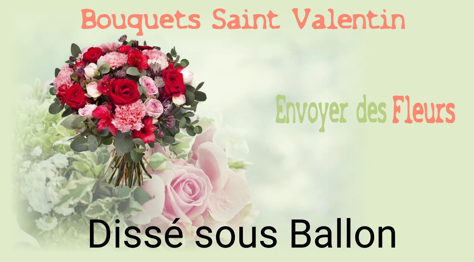 Roses de Saint-Valentin livrées à Dissé-sous-Ballon